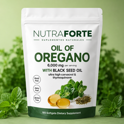 NUTRAFORTE Aceite de Orégano 6,000mg
