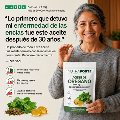 NUTRAFORTE Aceite de Orégano 6,000mg