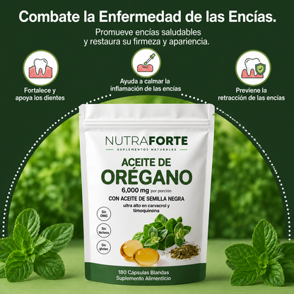 NUTRAFORTE Aceite de Orégano 6,000mg